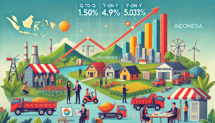 Indonesia Cetak Pertumbuhan Ekonomi 4,95% di Triwulan III-2024, Pulau ... Ekonomi Indonesia Dinilai Masih Bisa Tumbuh Tinggi, Ini Prediksinya