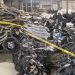 Penampakan Gudang Penadah 1494 Motor Hasil Kejahatan untuk Kirim ke Luar Negeri