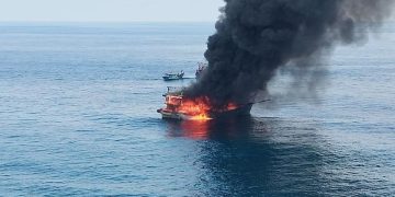 Kecelakaan Kapal di Teluk Sulteng Mengakibatkan 3 ABK Terluka