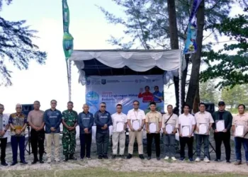 Dinas Lingkungan Hidup Belitung Timur Tanam Ratusan Pohon untuk Cegah Abrasi