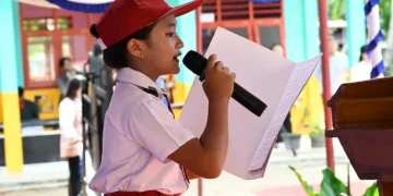 Surat Cinta Siswi SD Nias Utara untuk Prabowo