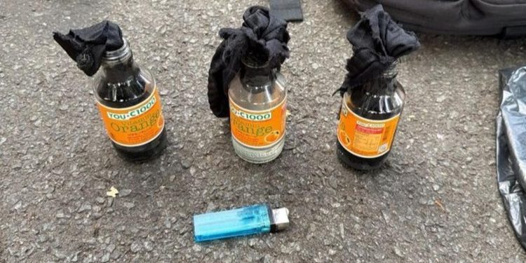 Pembawa Bom Molotov Dalam Demo Mahasiswa Menjadi Tersangka
