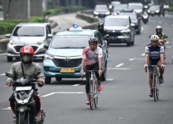 Rekayasa Lalu Lintas Diterapkan oleh Dishub Saat Yellow Run di Jakarta