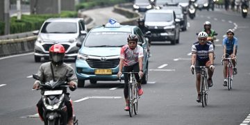 Rekayasa Lalu Lintas Diterapkan oleh Dishub Saat Yellow Run di Jakarta