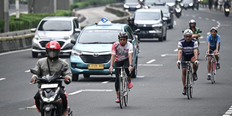 Rekayasa Lalu Lintas Diterapkan oleh Dishub Saat Yellow Run di Jakarta