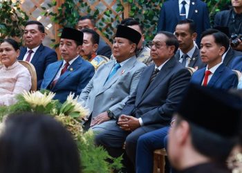 Nikahan Anak Boy Thohir, Prabowo dan Jokowi Duduk Berdampingan