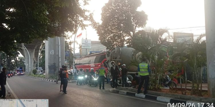 Jalur Langit Transjakarta Hanya Sampai Halte JORR Karena Truk Mogok