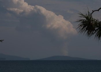 Tubuh Gunung Anak Krakatau Setelah 2018 Tidak Memicu Tsunami