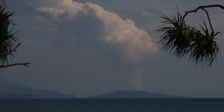 Tubuh Gunung Anak Krakatau Setelah 2018 Tidak Memicu Tsunami