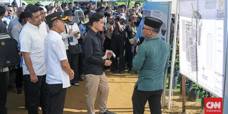 Huntap untuk Penyintas Banjir di Tapsel Segera Dibangun Kata Gibran