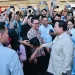Naik Whoosh dari Cimahi Prabowo Sambangi Warga di Stasiun Halim
