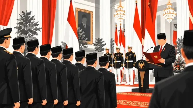 9 Pejabat Baru Dilantik dalam Reshuffle Kabinet Prabowo