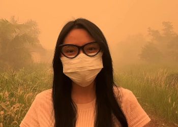 Langit Menguning dan Penebalan Kabut Asap