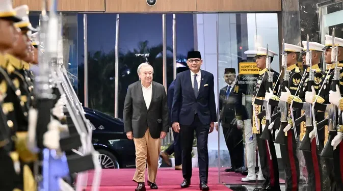 Sekjen PBB Dijadwalkan Bertemu Presiden Prabowo Setelah Tiba di Indonesia
