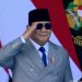 Prabowo Pimpin Upacara HUT ke-81 TNI