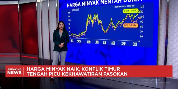 Serangan Houthi Memanas, Harga Minyak Brent Melonjak Tembus USD 110 per Barel